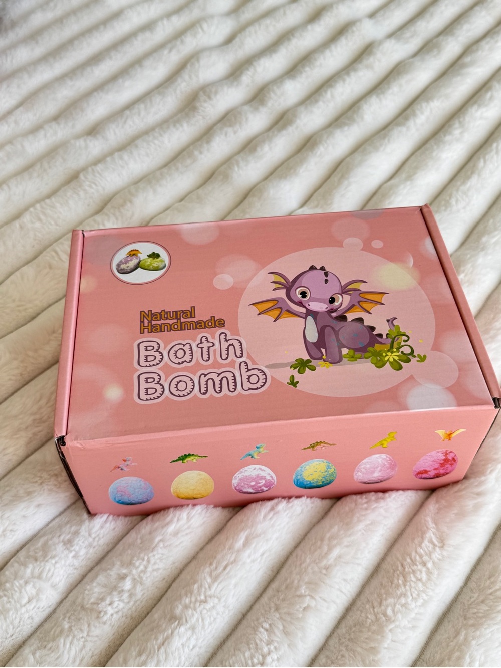Kids Bath Bomb Dinosaurs Eggs